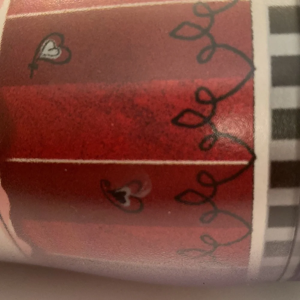 2002 Starbucks Coffee Co “Red Hearts”Themed Insulated Cup - Picture 12 of 15